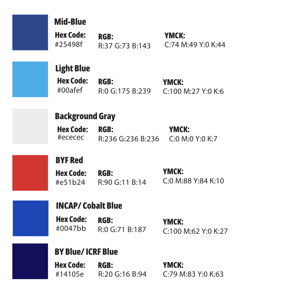 All Secondary Brand Colors